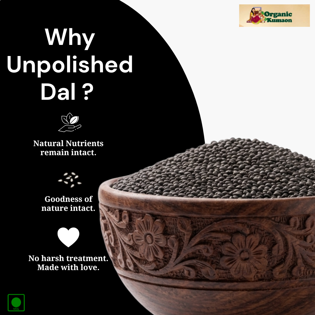 Organic Kumaon Pahadi Cultured Kala Bhatt Dal (1000g)