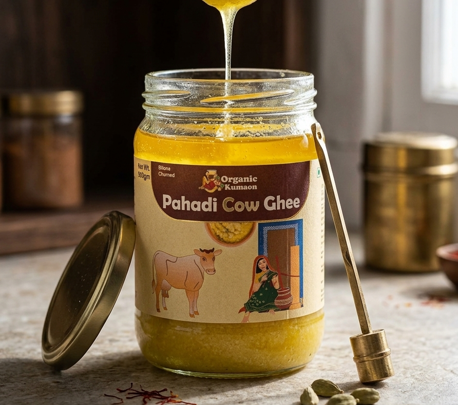 Pure Pahadi Organic Ghee ( 500 gm )