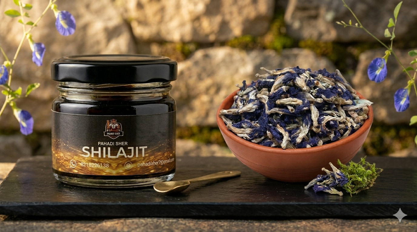 Pahadi Sher Shilajit and Chamomile Flower Tea Combo  (10 gm + 50 gm)