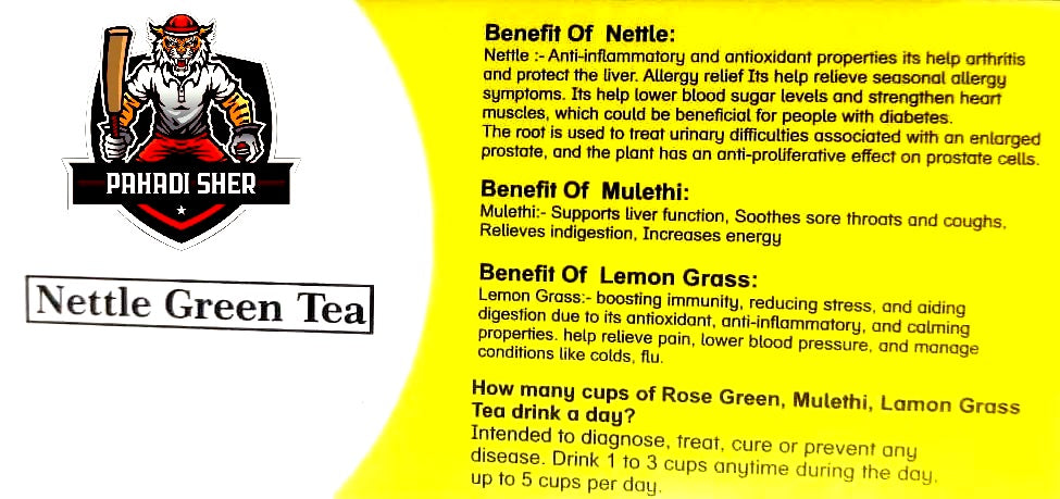 Pahadi Sher Nettle Green Tea