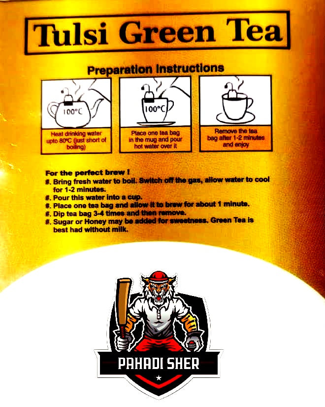 Pahadi Sher Tulsi Green Tea